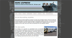 Desktop Screenshot of oahuexpress.com